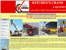 Tablet Screenshot of kitchenscrane.com